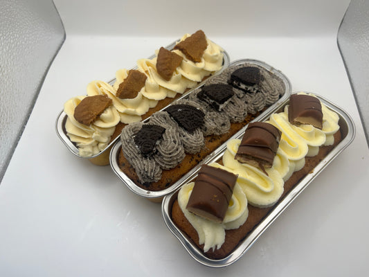 Flavoured mini loaf cake